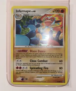 Infernape 3/100 D&P Stormfront Pokemon Card Holo Foil Rare Near Mint - Image 4