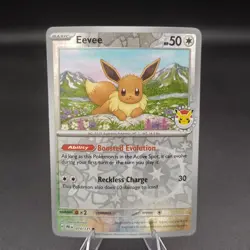 Eevee 074/131 Pokemon Day 2025 Stamped Promo Pokemon Card NM - Image 1