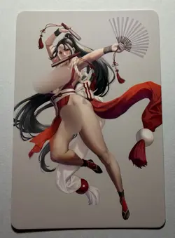 SEXY HEROINE WAIFU Mai Shiranui STREET FIGHTER ACG PREMIUM HOLOFOIL CARD NM - Image 2