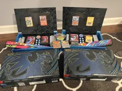 2 Sets of Mega Charizard OPENED Ultra Premium Collection Pokemon Cards - Image 2