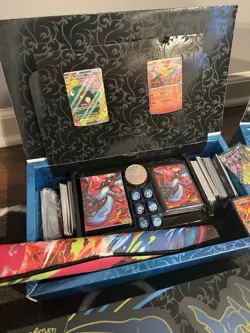 2 Sets of Mega Charizard OPENED Ultra Premium Collection Pokemon Cards - Image 4