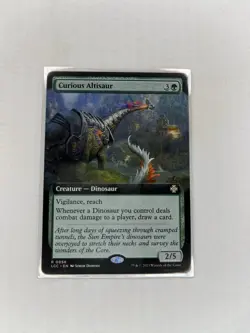 Curious Altisaur (Extended Art) Commander: the Lost Caverns of Ixalan Regular - Image 1