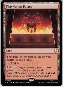 MTG Fire Nation Palace Normal NM Avatar: The Last Airbender Magic 268 - Image 1