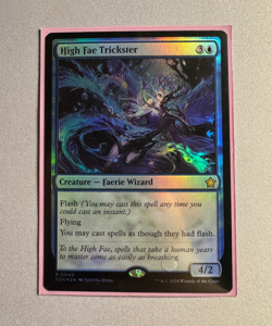 MTG High Fae Trickster Foundations Foil NM - Image 1