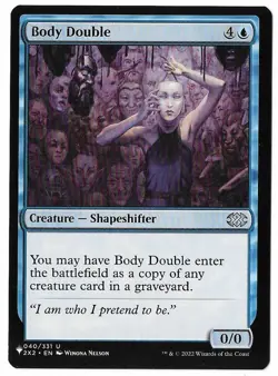 MTG Body Double The List Mystery Booster 2 (MB2) Uncommon Magic #040 Unplayed - Image 1
