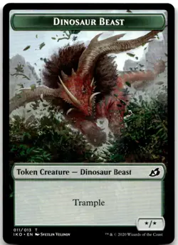 MTG Dinosaur Beast Token T Ikoria: Lair of Behemoths 11 LP - Image 1