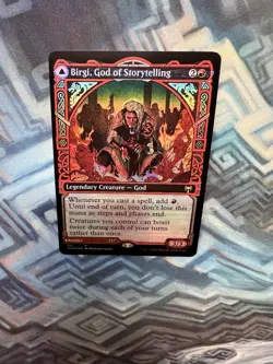 MTG Foil Showcase Birgi, God of Storytelling NM Unplayed Kaldheim - Image 3