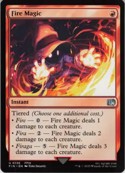 Fire Magic U FINAL FANTASY 136 NM Normal MTG - Image 1
