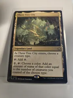 Three Tree City - NM - MTG - Bloomburrow - BLB #260 - MTG Singles - Image 1