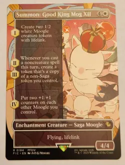Summon: Good King Mog XII (Borderless) Commander: Final Fantasy Regular NM+ - Image 1