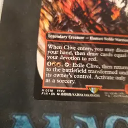Magic The Gathering Clive, Ifrits Dominant Final Fantasy Borderless NM - Image 5