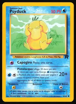 Psyduck #65/82 Team Rocket - ITALIAN Pokemon TCG - Lightly played - Image 1