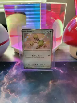 Doduo 199/091 Pokemon TCG S&V Paldean Fates Shiny Rare Holo Near Mint - Image 1