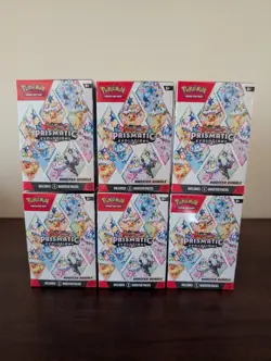 Pokemon TCG Prismatic Evolutions Booster Bundles Lot Of 6 Factory Sealed New - Image 1