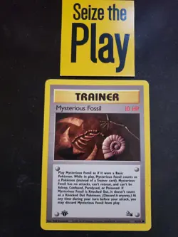 Pokemon - 1x MP 1st Edition Mysterious Fossil - Fossil (62/62) x1 [Listing 1/3] - Image 1