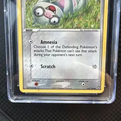 Pokemon Slakoth 2007 63/108 Common EX Power Keepers CGC 10 - Image 2
