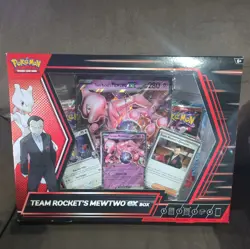 Pokemon TCG Team Rocket’s Mewtwo EX Box Sealed - Image 1