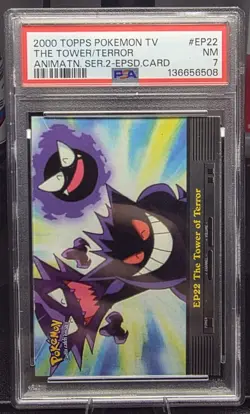 The Tower of Terror - #EP22 Topps TV - Pokemon TCG - 2000 Blue Label Non Holo LP - Image 1