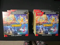 Pokemon TCG Surging Sparks ETB Booster Bundle X 6 - Image 1