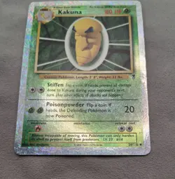 Kakuna 50/110 Legendary Collection Reverse Holo LP Vintage Pokemon TCG - Image 4