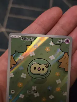 Pokemon TCG Solosis 118/086 Black Bolt Series Illustration Rare Full Art M-NM - Image 3