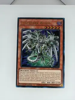 Yu-Gi-Oh Alliance Insight Cyberdark Wurm (Ultra Rare) ALIN-EN027 NM 1st Edition - Image 1