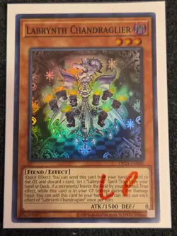 LP Yu-Gi-Oh! Labrynth Chandraglier - Super Rare OP24-EN006 - Unlimited - Image 1