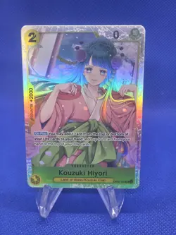 One Piece Wings of the Captain Kouzuki Hiyori OP06-106 Super Rare NM - Image 1