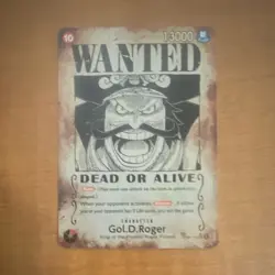 Gol.D.Roger -OP09-118 (SP) (Wanted Poster) - Carrying on his will (OP13) - Image 1