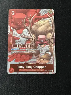 One Piece TCG Tony Tony.Chopper Winner Foil OP04-010 English LP - Image 1