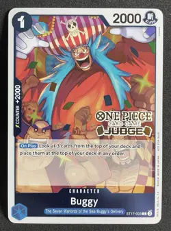 Buggy Judge Pack Foil Stamped Promo Vol. 5 One Piece ST17-003 - Image 1