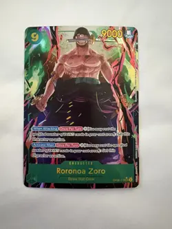 One Piece Wings Of The Captain Roronoa Zoro OP06-118 SEC Alt Art Parallel - Image 1