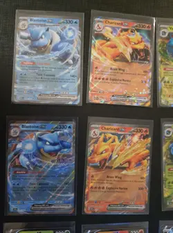 9 Card Charizard Venusaur Blastoise Ex & V Promos NM Pokemon NM - Image 2