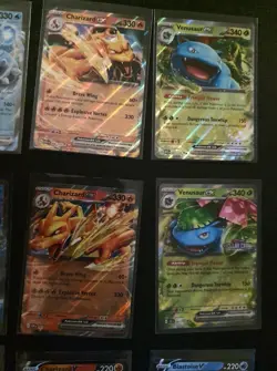 9 Card Charizard Venusaur Blastoise Ex & V Promos NM Pokemon NM - Image 3