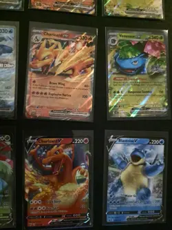 9 Card Charizard Venusaur Blastoise Ex & V Promos NM Pokemon NM - Image 4