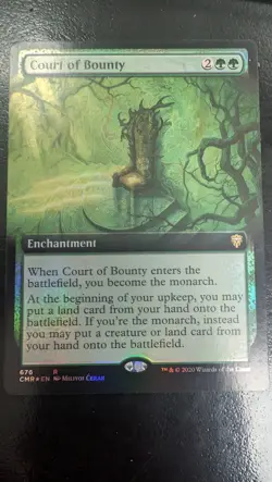 Court of Bounty (Extended Art) Commander Legends Foil Magic Card - Image 5