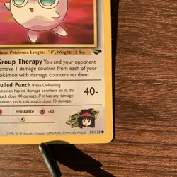 Pokemon TCG Erika's Jigglypuff Card 69/132 Gym Challenge Unlimited LP - Image 5