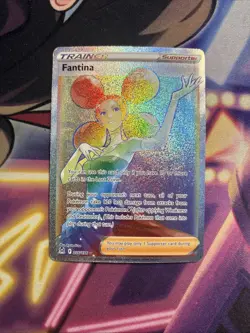 Fantina - 206/196 - Pokemon Lost Origins Sword Shield Secret Rare Card LP - Image 1