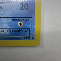Dark Vaporeon Team Rocket 45/82 1st Edition Vintage Card Pokemon TCG WOTC NM - Image 4