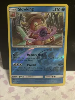 Slowking 55/214 Lost Thunder Reverse Holo Pokemon Card NM - Image 1