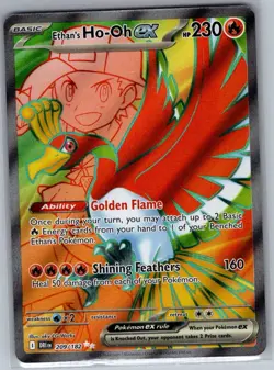 Ethan's Ho-Oh ex 209/182 SV10: Destined Rivals - Pokemon Card - NM - Image 1