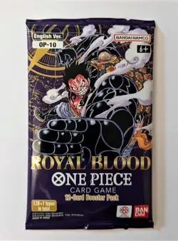 BANDAI NAMCOC T ROYAL BLOOD - ONE PIECE CARD GAME 12-CARD BOOSTER PACK (6 YRS+) - Image 1