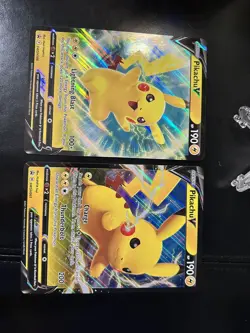 Pokemon TCG Pikachu V Pokemon Oversized Promos Holo Promo 2 Card Lot Jumbo Nm - Image 3