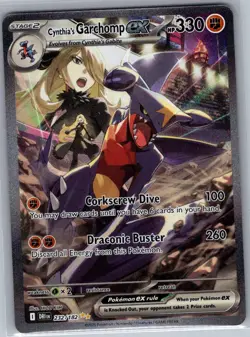 Cynthia's Garchomp ex - 232/182 SV10: Destined Rivals - Pokemon Card - NM - Image 1