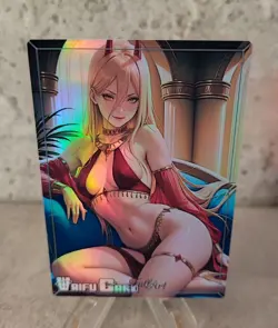 Power Trading Card Waifu Goddess Story Anime Girl holo Karte Manga Full Art - Image 1