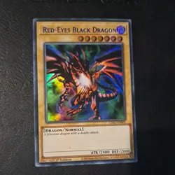 LDS1-EN001 Red-Eyes Black Dragon Blue Ultra Rare 1st Edition NM Yugioh Card - Image 1