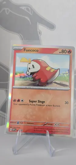 Fuecoco SVP002 Scarlet & Violet Holo Rare Promo Pokemon Card - Image 1