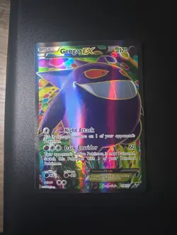 Pokemon Gengar EX Full Art Holo Ultra Rare Card XY-Phantom Forces 114/119 - Image 1