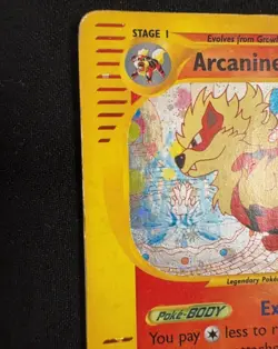 Pokemon Card-Arcanine-Aquapolis-Holo-H2/H32-Rare-ENG-Poor - Image 4
