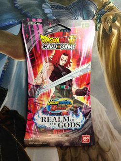 Dragon Ball Super "Realm of the Gods" 12-Card Sealed Sleeved Booster Pack X1 - Image 1